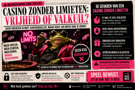 Casino zonder limieten: waarom onbeperkt gokken gevaarlijk is