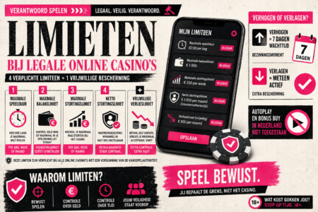 Limieten bij legale online casino’s: waarom Nederlandse spelers verplicht grenzen moeten instellen