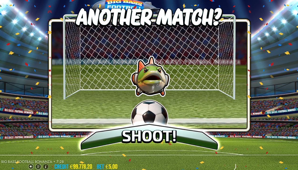 Big Bass Football Bonanza another match retrigger scherm van Pragmatic Play