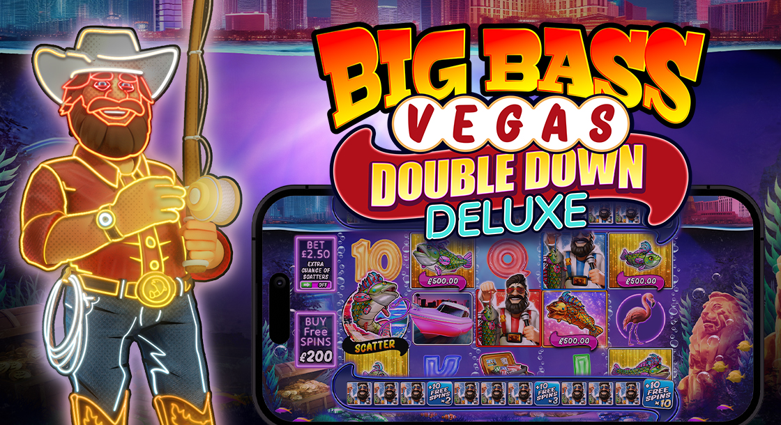 Big Bass Vegas Double Down Deluxe retrigger multipliers 2x 3x 10x en extra free spins