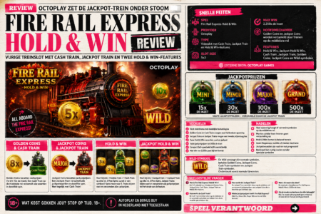 Fire Rail Express Hold & Win review – Octoplay zet de jackpot-trein onder stoom