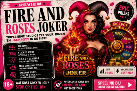 Fire and Roses Joker review – vuur, rozen en jackpots in de piste
