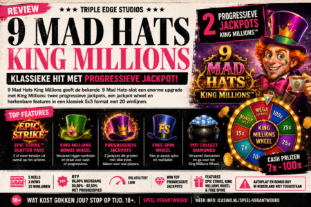 9 Mad Hats King Millions – Triple Edge Studio