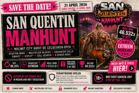 San Quentin Manhunt review – Nolimit City opent de jacht
