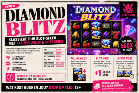Diamond Blitz review – klassieke pub slot met Falling Wilds