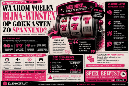 Near win uitgelegd (2026): waarom bijna-winsten op gokkasten zo spannend voelen