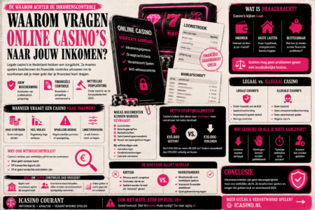 Credit check bij online casino’s: waarom vragen casino’s om inkomensgegevens?