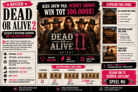 Dead or Alive 2 Review – Explosieve Western Slot van NetEnt