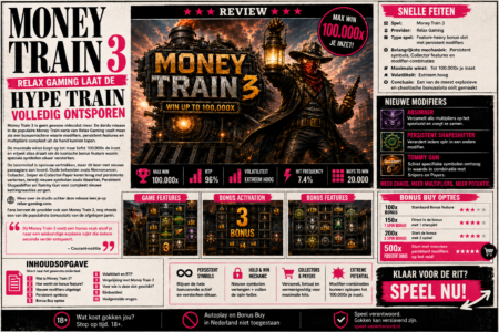 Explosieve Money Train 3 Review – Relax Gaming ontspoort volledig met 100.000x potentie