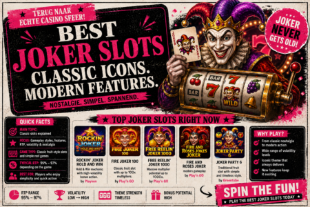 De beste Joker Slots: klassieke iconen en moderne features
