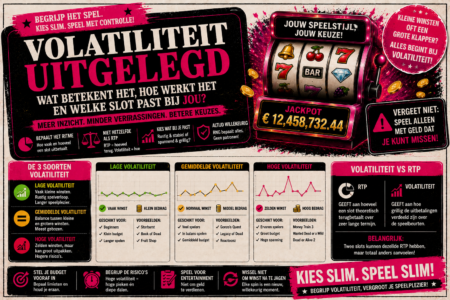 Wat is volatiliteit bij gokkasten? Pieken en dalen in uitbetalingen.