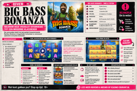 Big Bass Bonanza Review – RTP, Free Spins & Max Win van 2.100x
