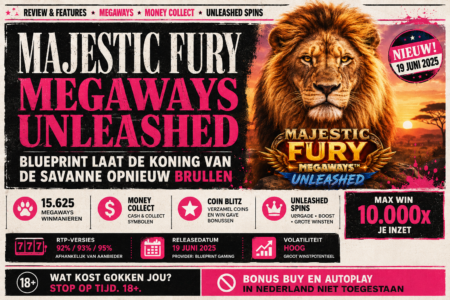 Majestic Fury Megaways Unleashed review: Blueprint laat de savanne brullen