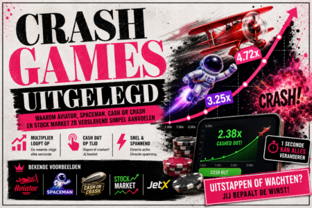 Crash games uitgelegd: Aviator, Spaceman en Cash or Crash
