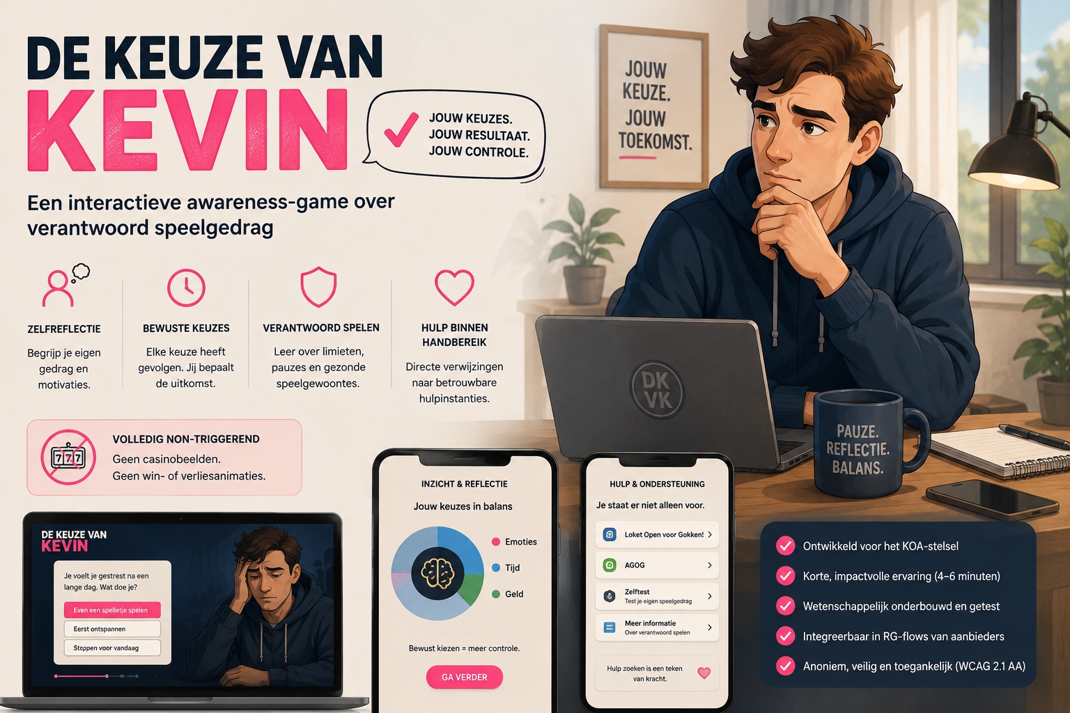 De Keuze van Kevin awareness game visual