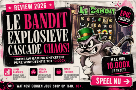 Explosieve Le Bandit Review (2026): Hacksaw Gaming Ontketent Pure Cascade Chaos