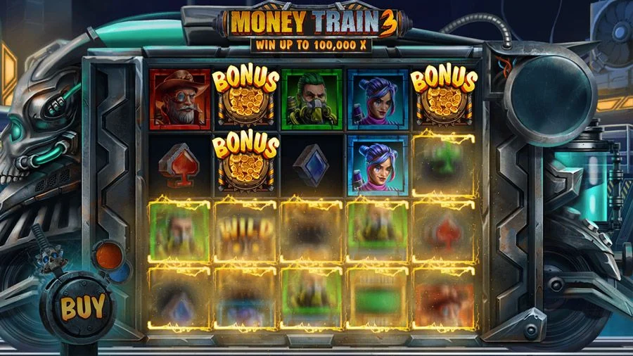 Money Train 3 Relax Gaming bonus activation