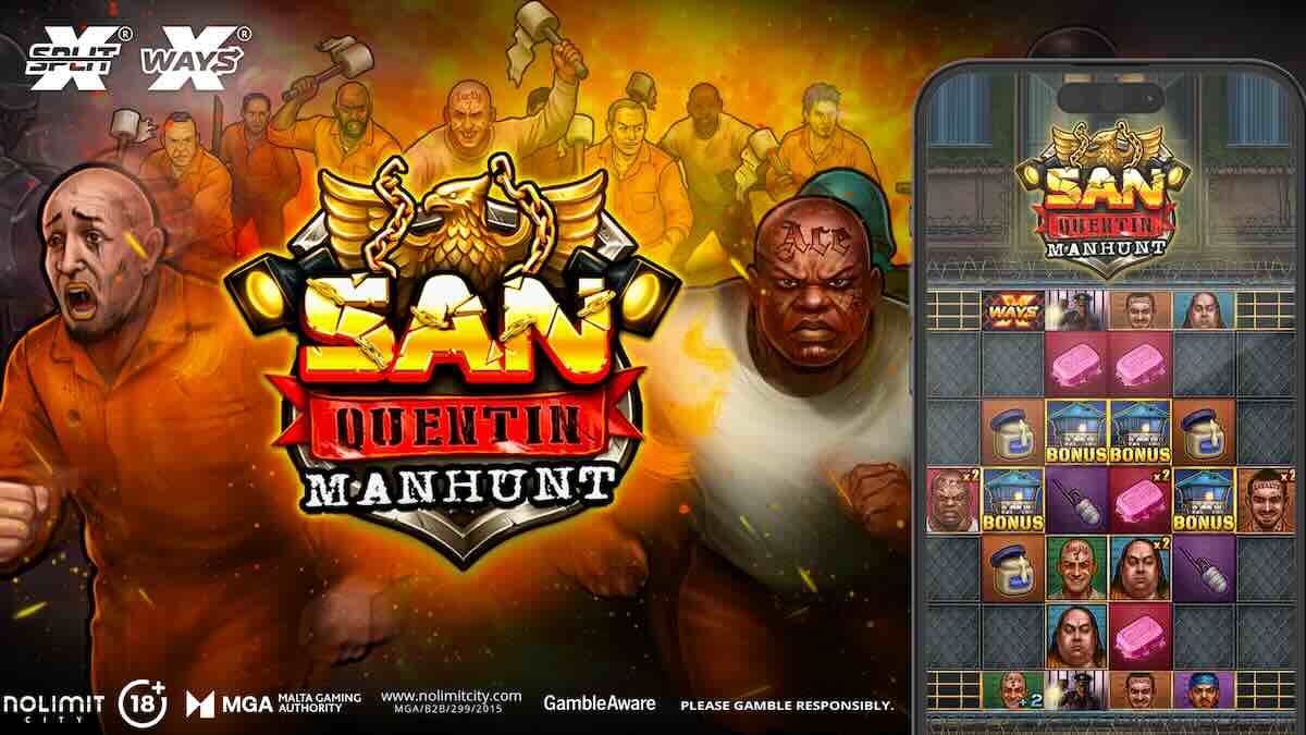 San Quentin Manhunt Nolimit City review met gevangenisuitbraak en dark slot theme