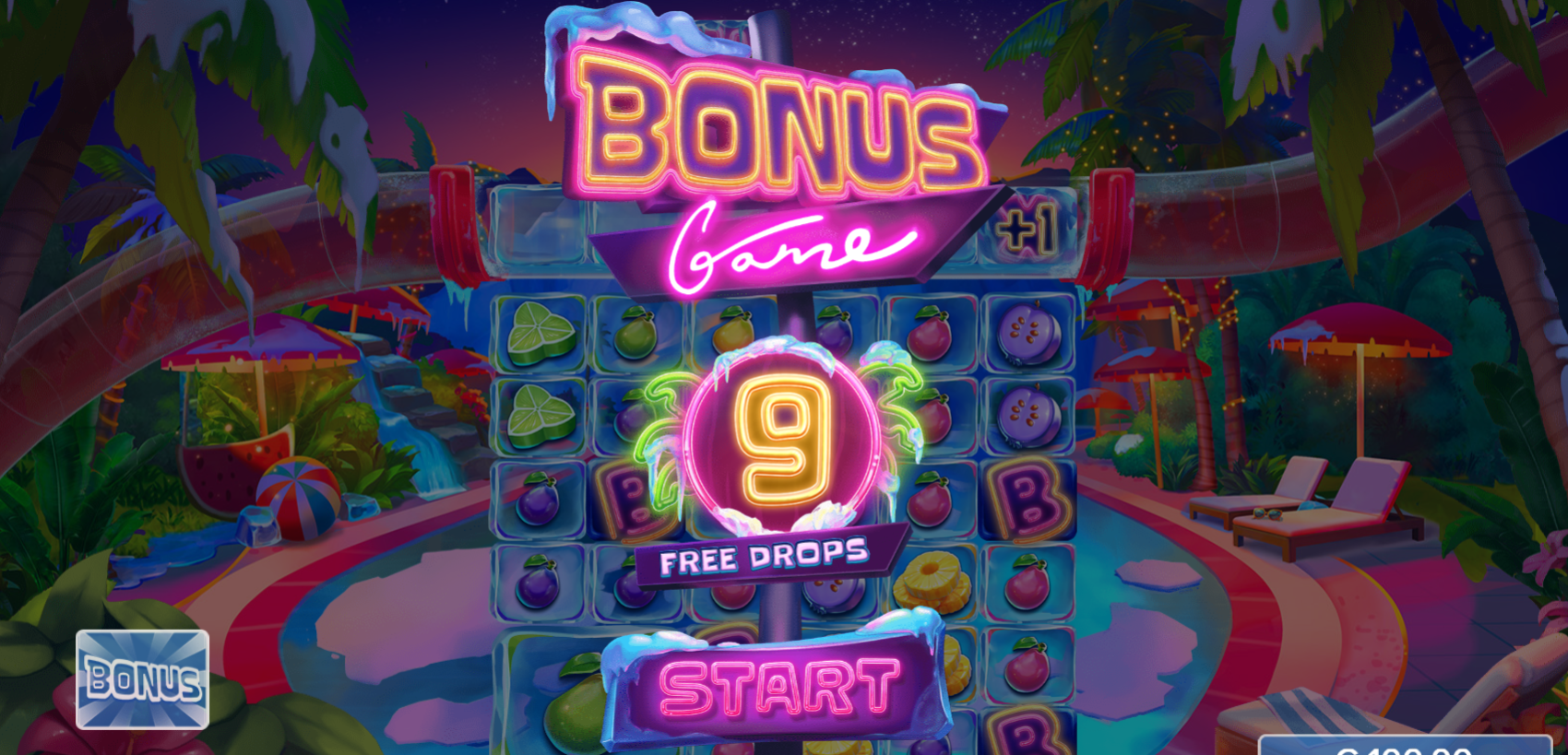 Tropicool 4 bonus game en super bonus game