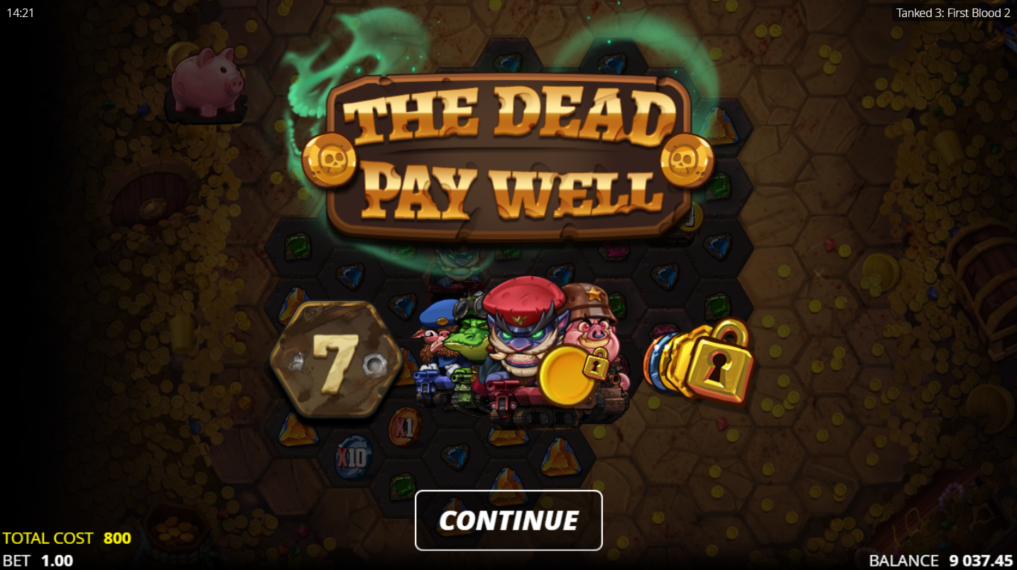 Tanked 3 - First Blood - Nolimit City - The Dead Pay Well