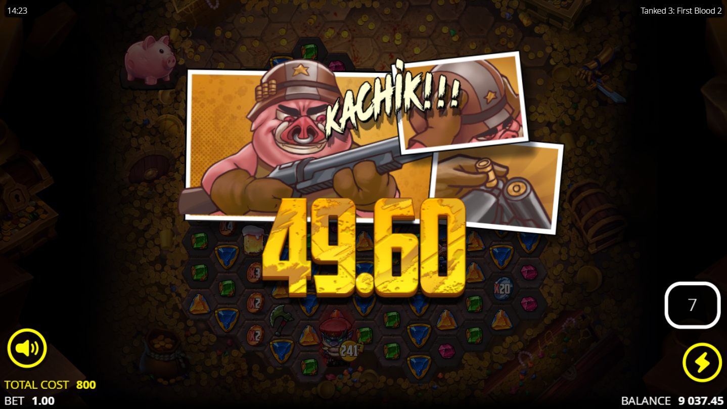 Tanked 3 - First Blood - Nolimit City - Kachik - Big Win