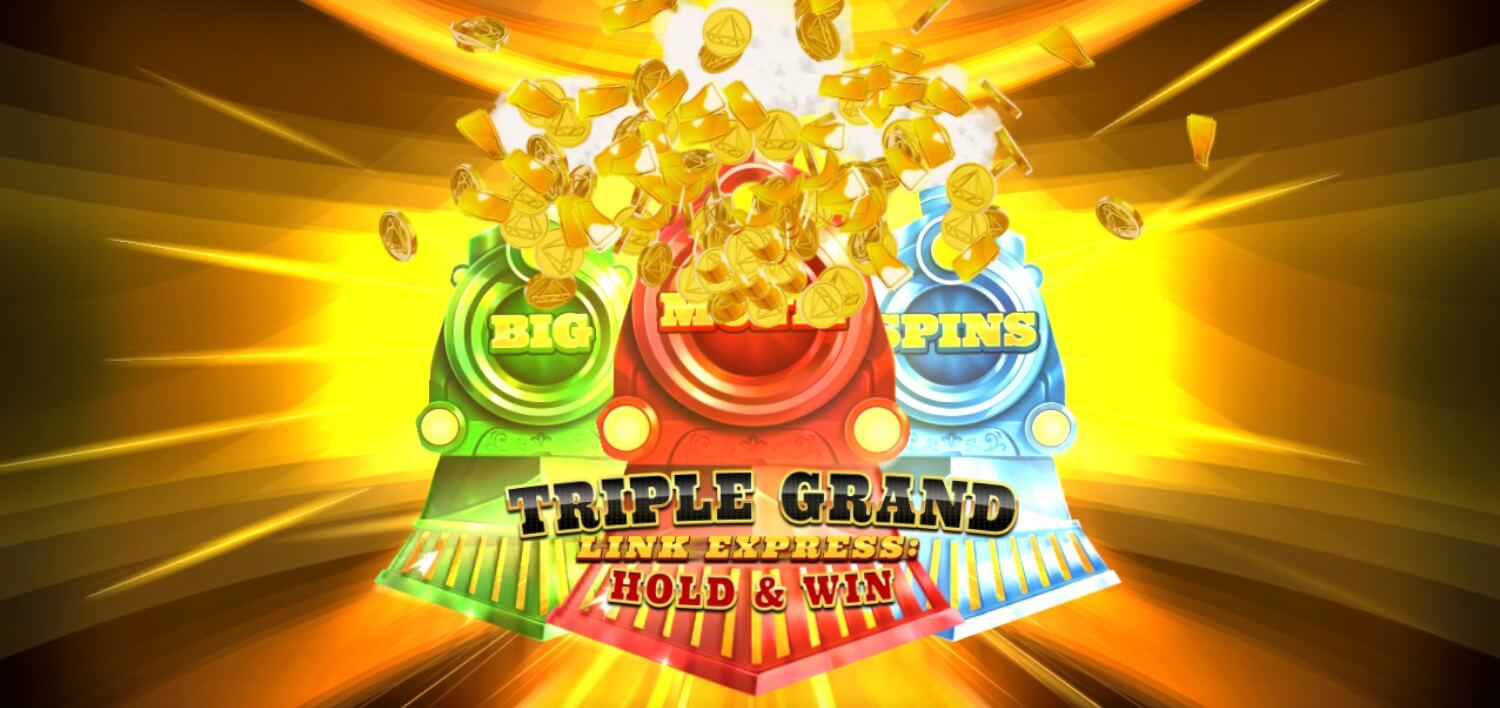 Triple Grand Link Express Hold and Win Octoplay review met drie cash treinen en gouden munten