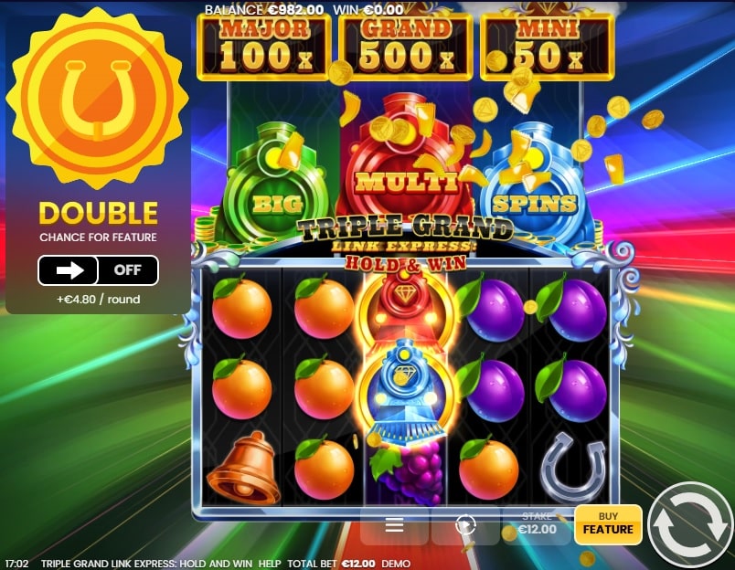 Triple Grand Link Express Golden Coins en Star Wild uitleg