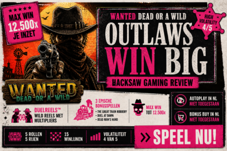 Wanted Dead or a Wild – Hacksaw Gaming extreme volatiliteit