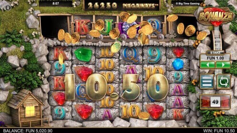 Bonanza Megaways free spins met GOLD scatters en oplopende multiplier