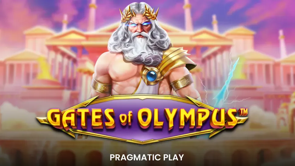 Gates of Olympus stijl slot met Zeus, gouden poorten en multipliers