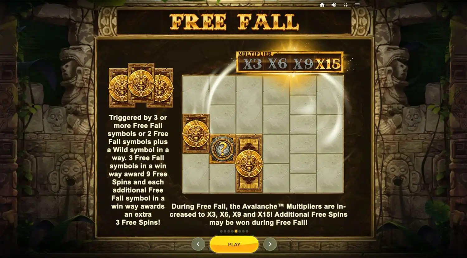 Gonzo's Quest Megaways Free Fall bonus met Free Fall Scatters Wilds en multiplier tot 15x