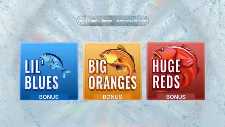 Ice Fishing bonusspellen multipliers Lil Blues Big Oranges Huge Reds