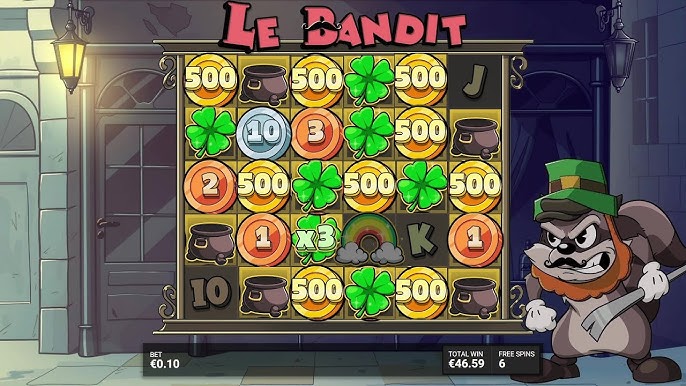 Le Bandit Golden Squares bonus feature