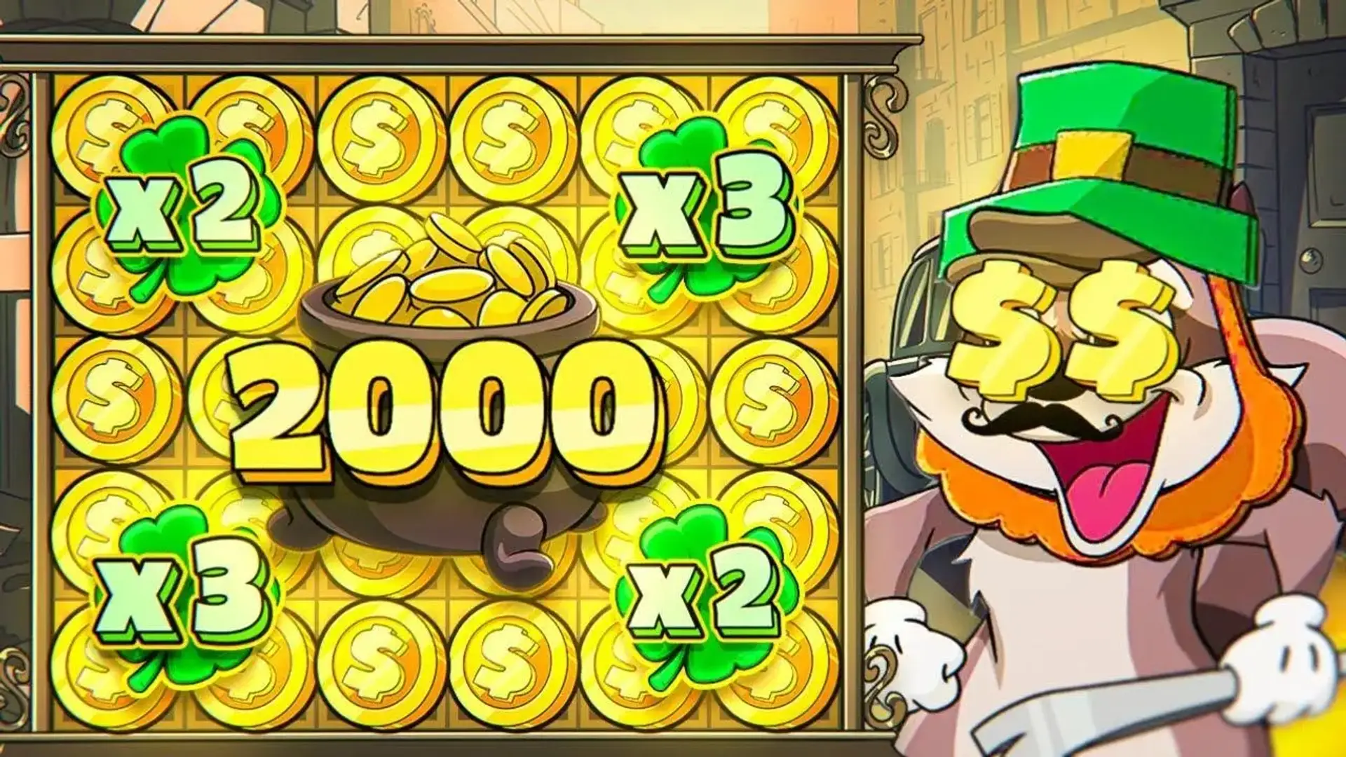 Le Bandit Golden Squares bonus feature