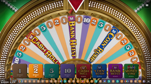 Money Time Bank Heist bonus met 16 deposit boxes bingo balls boosters en 40000x max win