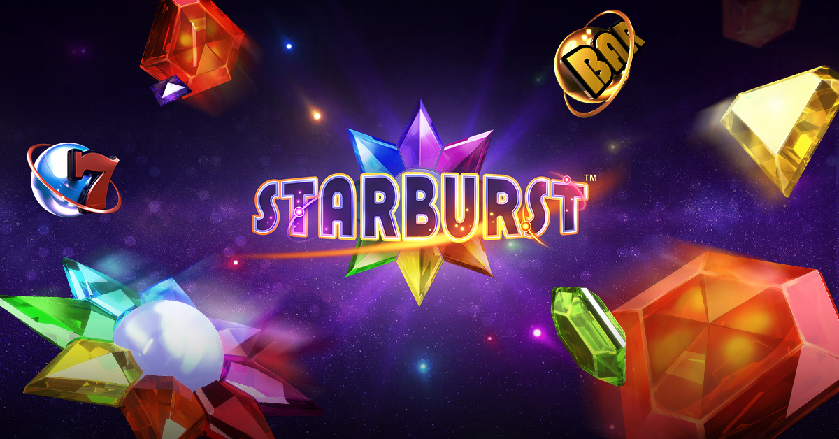 Starburst NetEnt review met kleurrijke edelstenen expanding wilds en respins