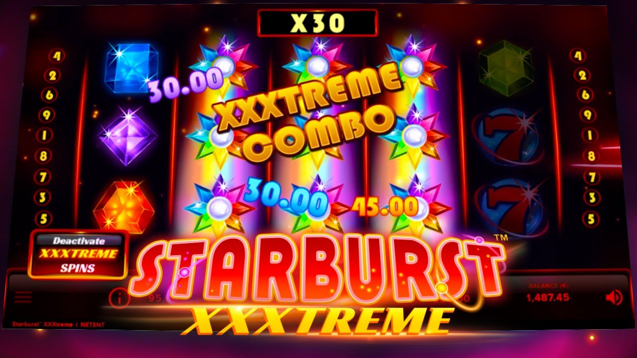 Starburst XXXtreme Random Wilds feature met multipliers tot x150