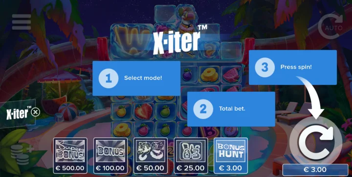 Bonus Buy feature in een online gokkast waarbij de speler direct een bonusronde kan kopen