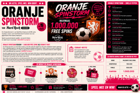 Oranje Spinstorm Hard Rock Casino: 1.000.000 Free Spins
