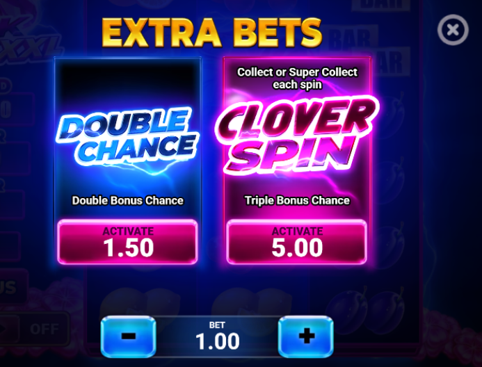 Pink Clovers XXXL Hold and Win Playson Extra Bets Bonus Buy