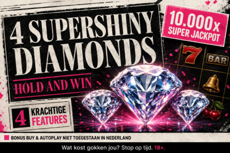 4 supershiny diamonds –  Hold and Win