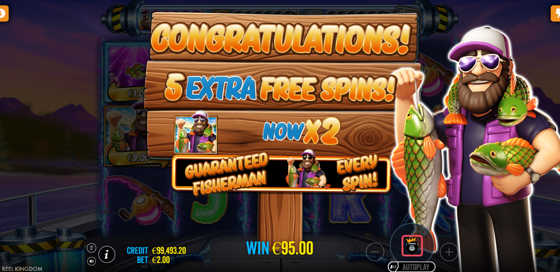 Big Bass Blast 5 Extra Free Games Won