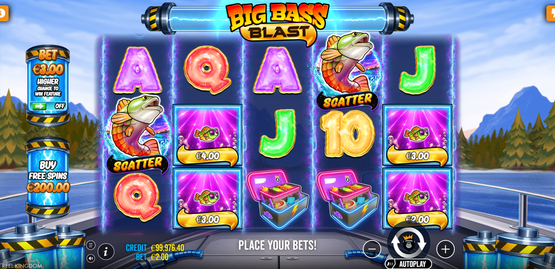Big Bass Blast Base Game