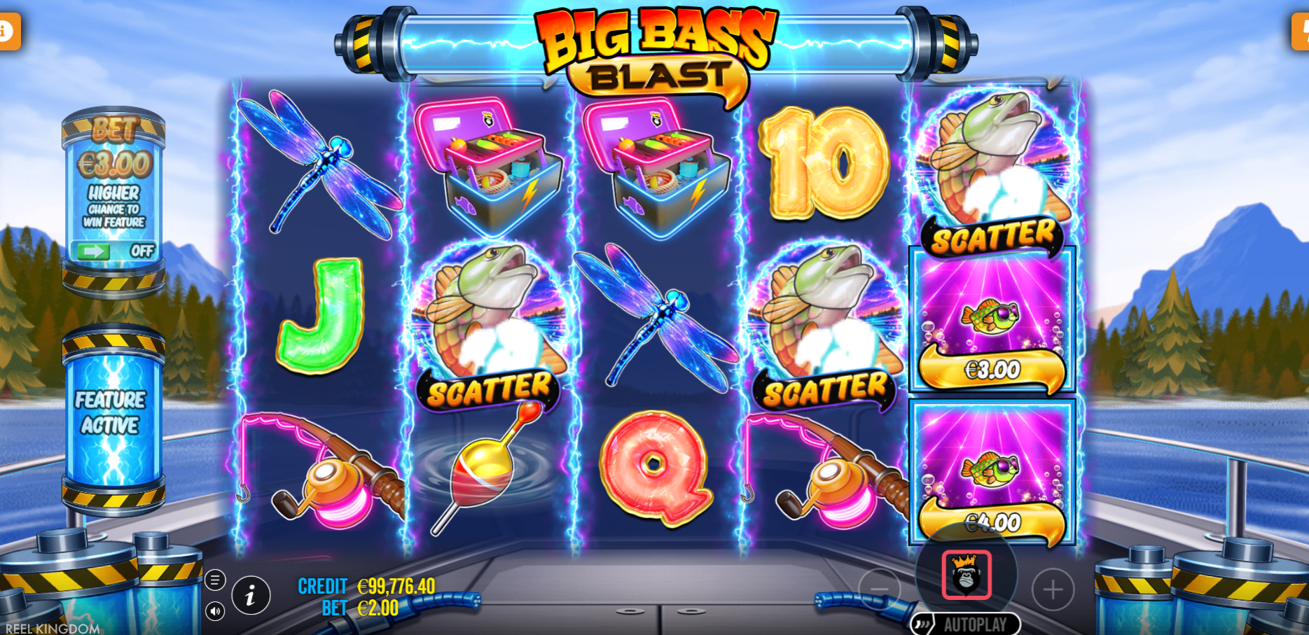 Big Bass Blast Scatters