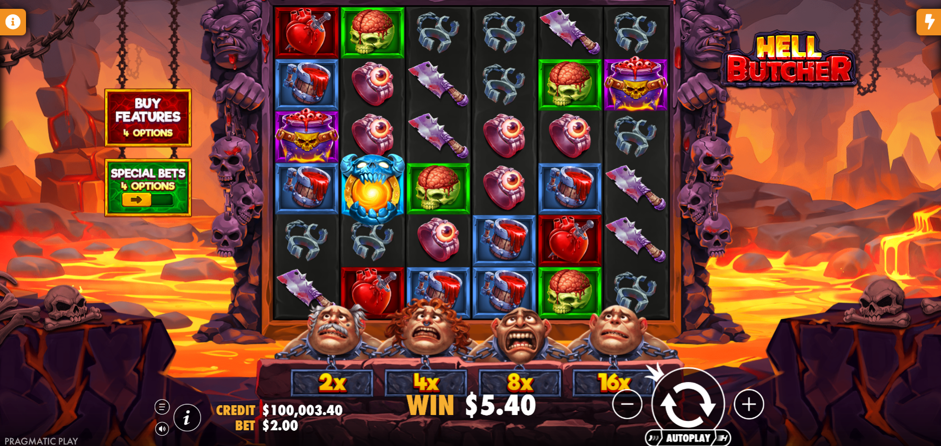 Hell Butcher base game Pragmatic Play