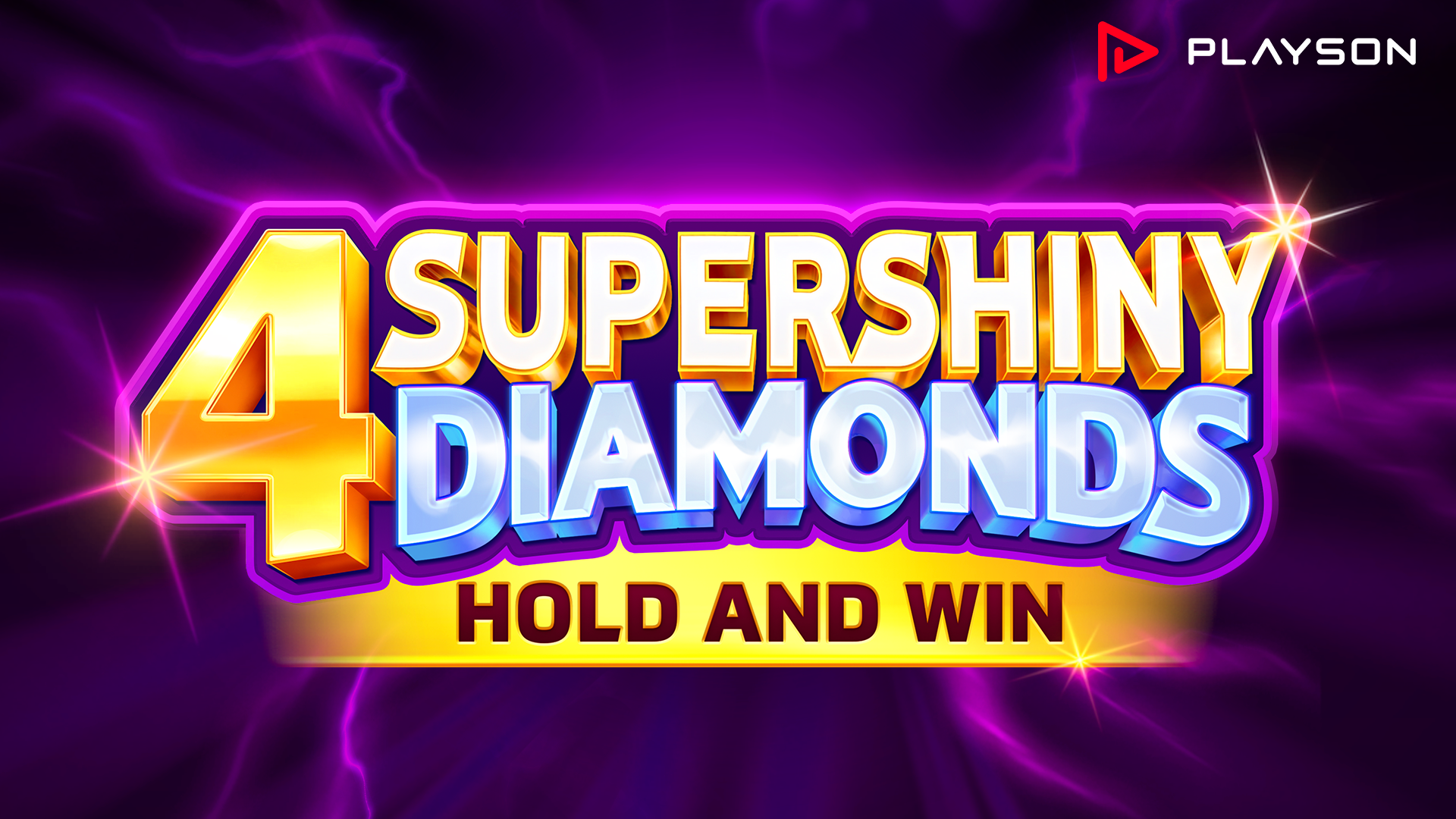 4 Supershiny Diamonds Hold and Win van Playson