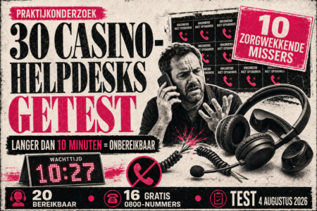 Ksa eist gratis bereikbaarheid: voldoet de helpdesk van online casino’s?