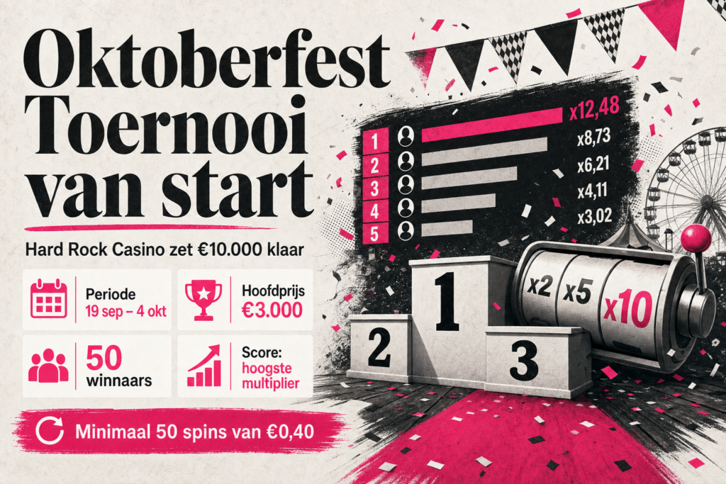 Oktoberfest Toernooi bij Hard Rock Casino van start – redactionele visual
