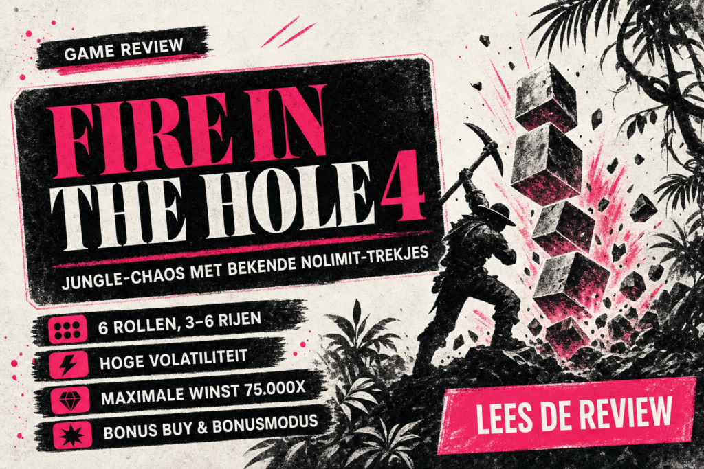 Fire in the Hole 4 review: jungle-chaos met bekende Nolimit-trekjes – redactionele visual